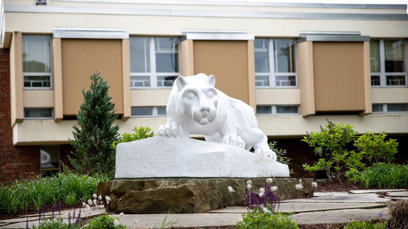 Penn State New Kensington lion shrine Penn State New Kensington lion shrine
