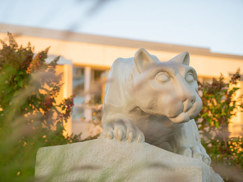 Photo of Penn State New Kensington's Lion Shrine