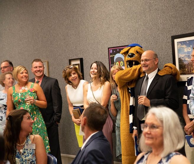 Guests at the 2018 Off the Wall pARTy art auction