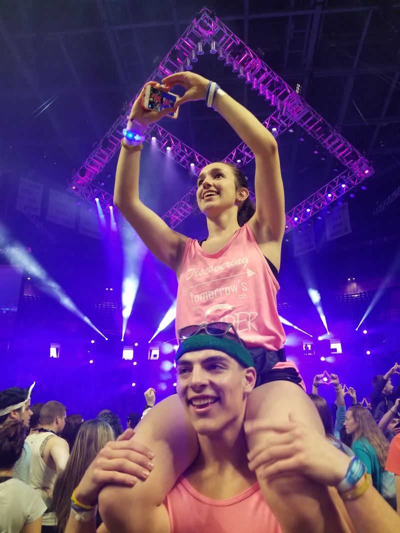 New Kensington's Nick Roth and Gina Batiz at THON 2018