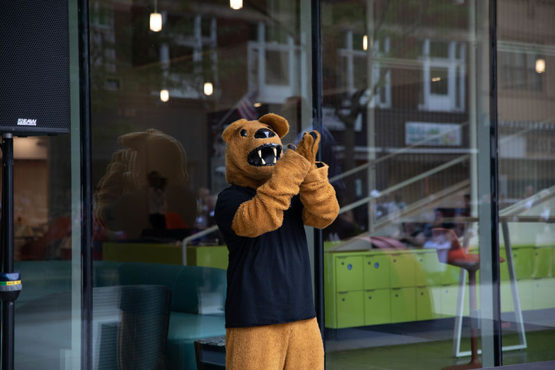 Nittany Lion mascot at event