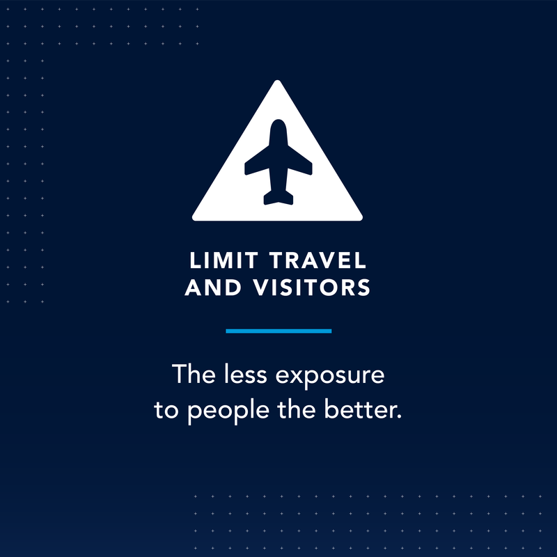 Limit Travel and Visitors