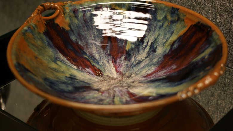 "Multi Color Bowl" stoneware by Ed Zembruski