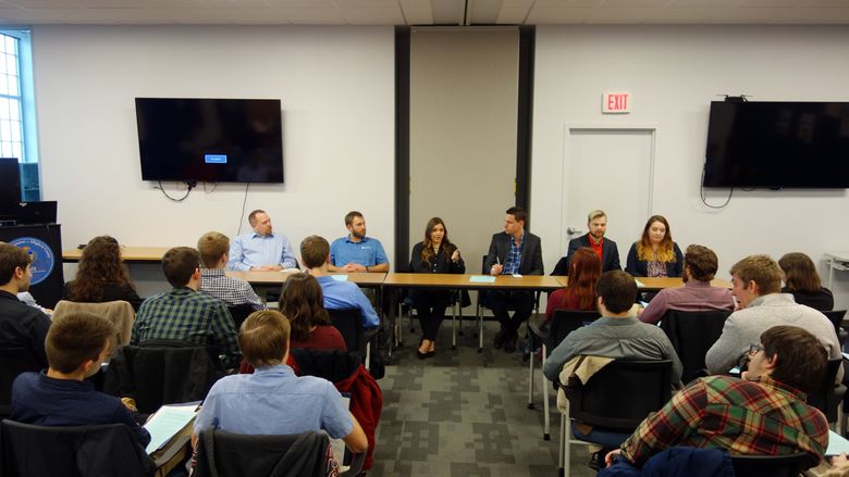 Penn State young alumni panel at New Kensington's 2018 Leader Launch