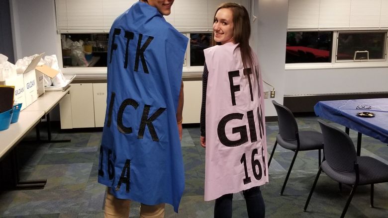 Nick Roth and Gina Batiz at the 2018 New Kensington THON Dancer Send-Off Dinner