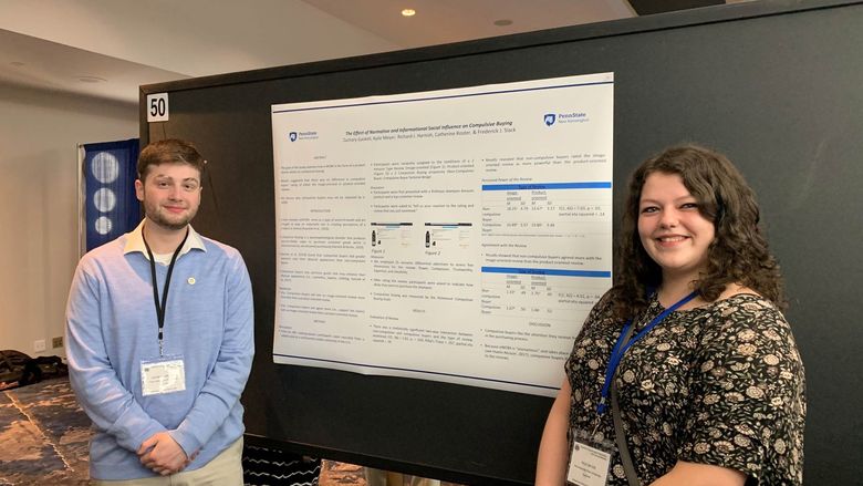 Zachary Gaskell and Kylie Meyer Present at EPA Annual Meeting