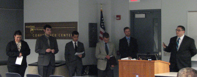 Student research presentation Students