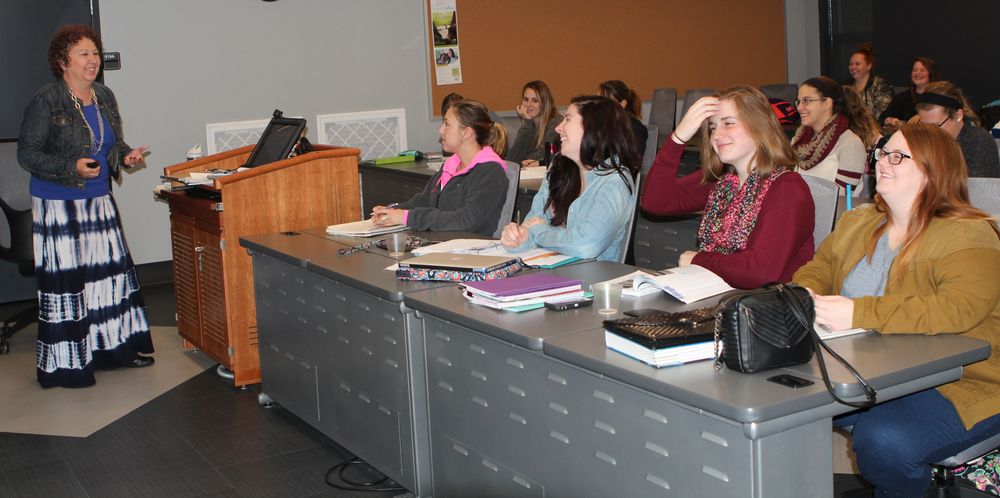 Faculty and students in Rad Sci classroom Rad Sci classroom