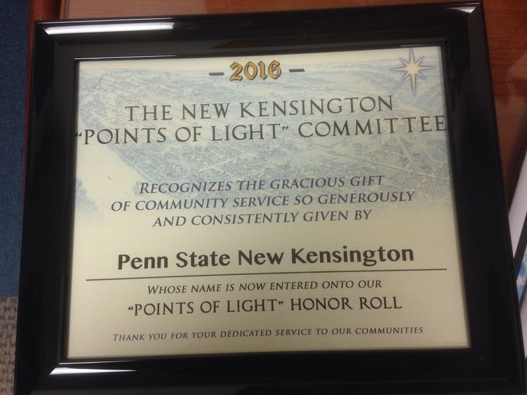 Points of Light award