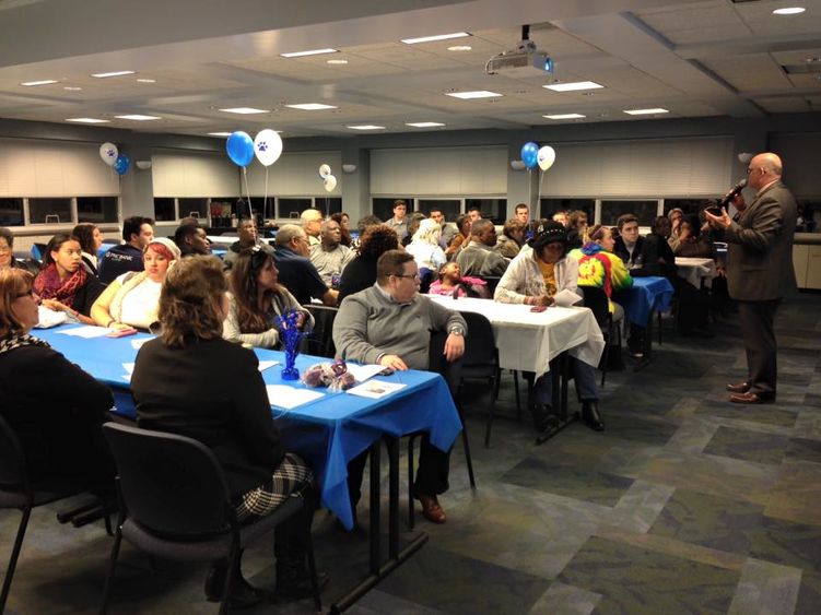 2016 New Kensington Unity Dinner guests seated in Conference Center