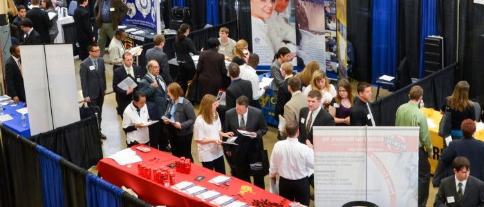 Job fair participants