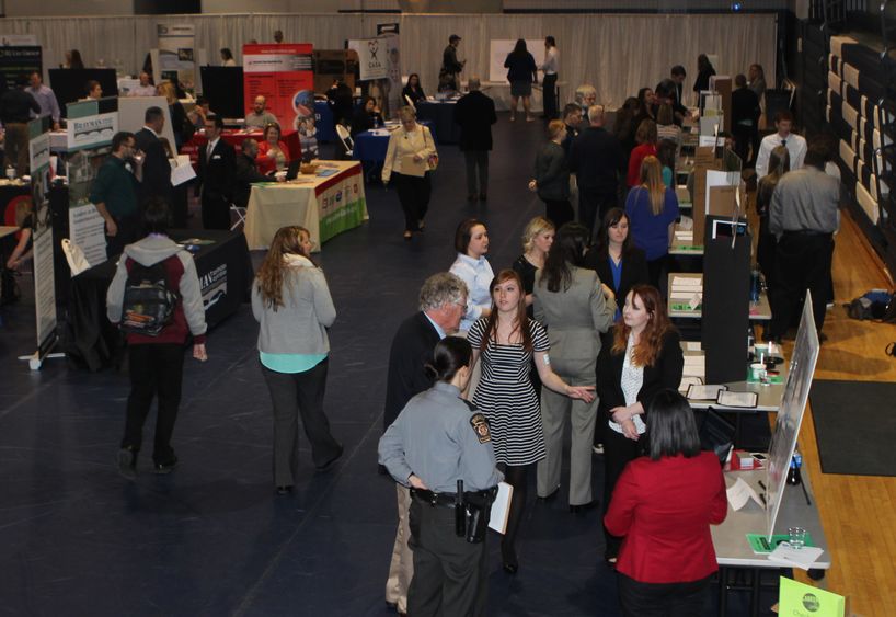 Students at Research Expo Research Expo