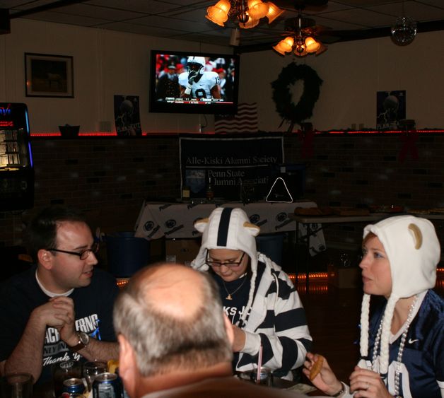 Alumni at PSNK Alumni Society TV football game Alumni at TV football game