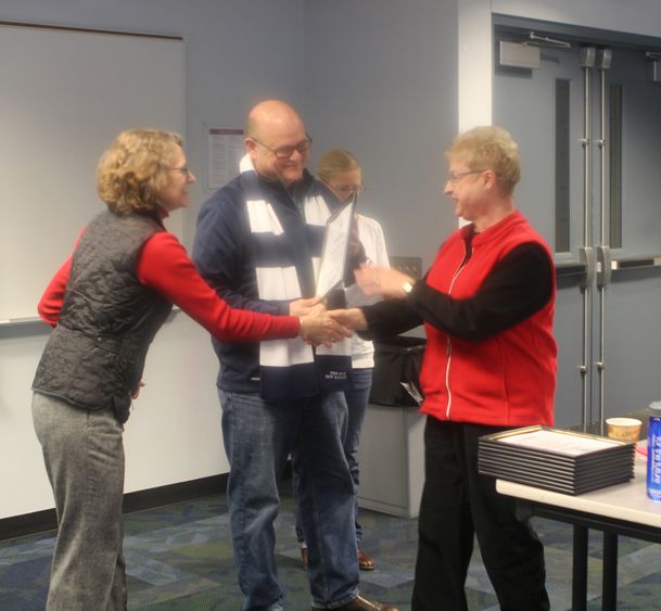 Sustainability certificate presentation Sustainability reception