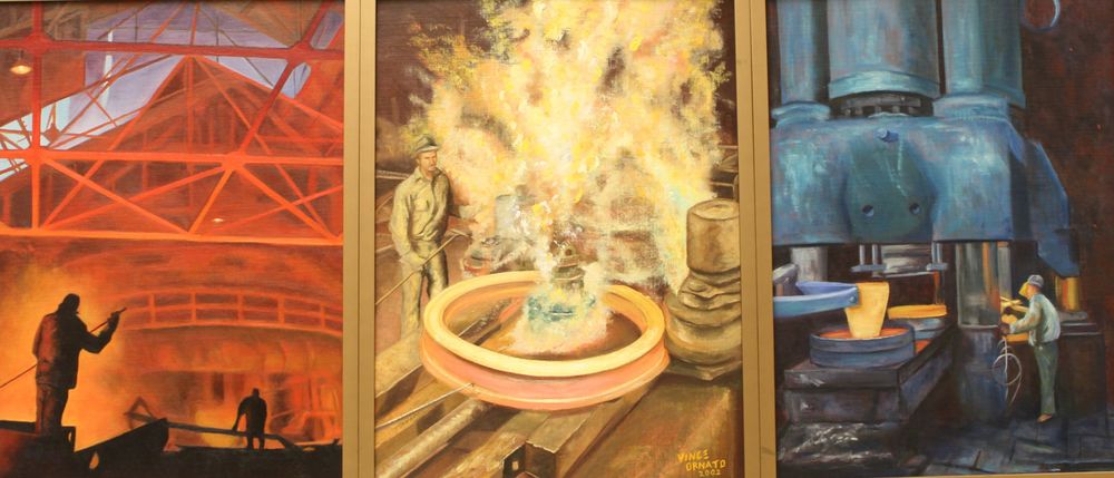 Oil painting by Vince Ornato OIl painting