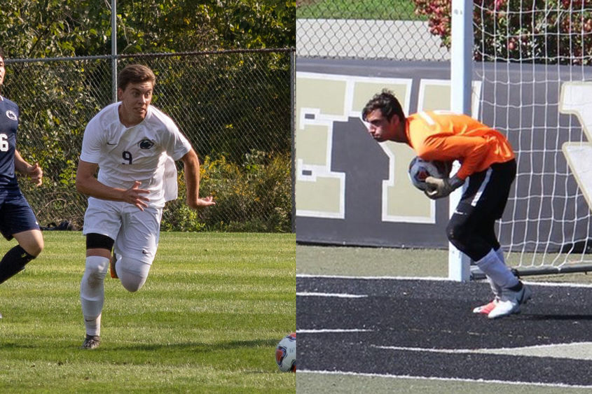 Two New Kensington soccer players on field Two New Kensington soccer players on field
